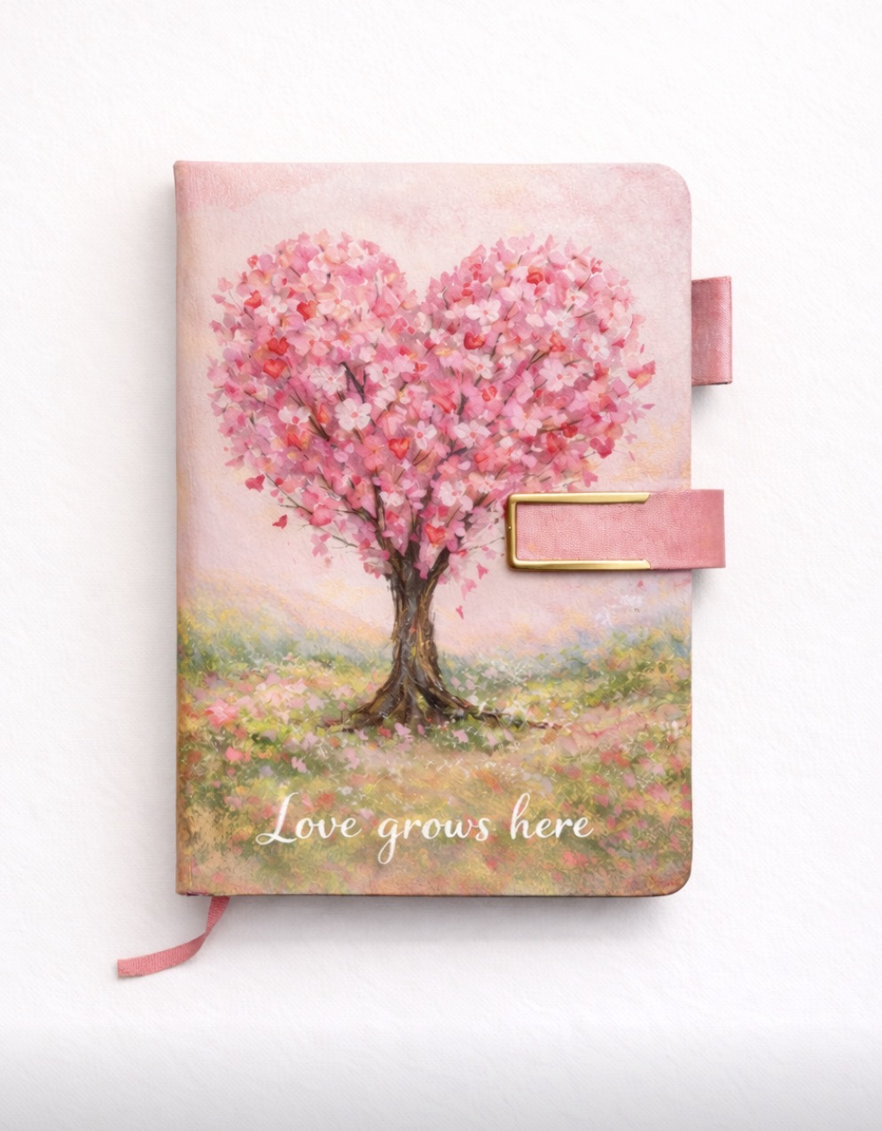 ,, Love grows here” – Notebook
