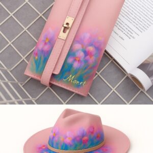 Set pictat manual – „Flori în pastel” (inspirație Monet)
